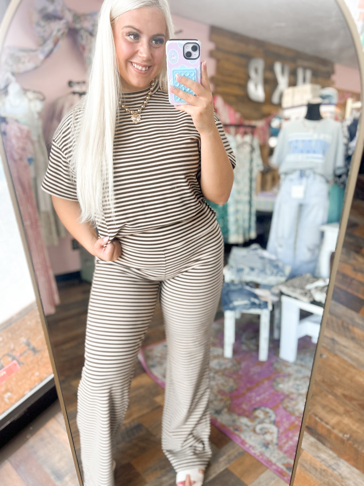 Chocolate Striped Set