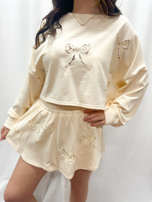 Yellow Coquette Lace Set (BOTTOMS)