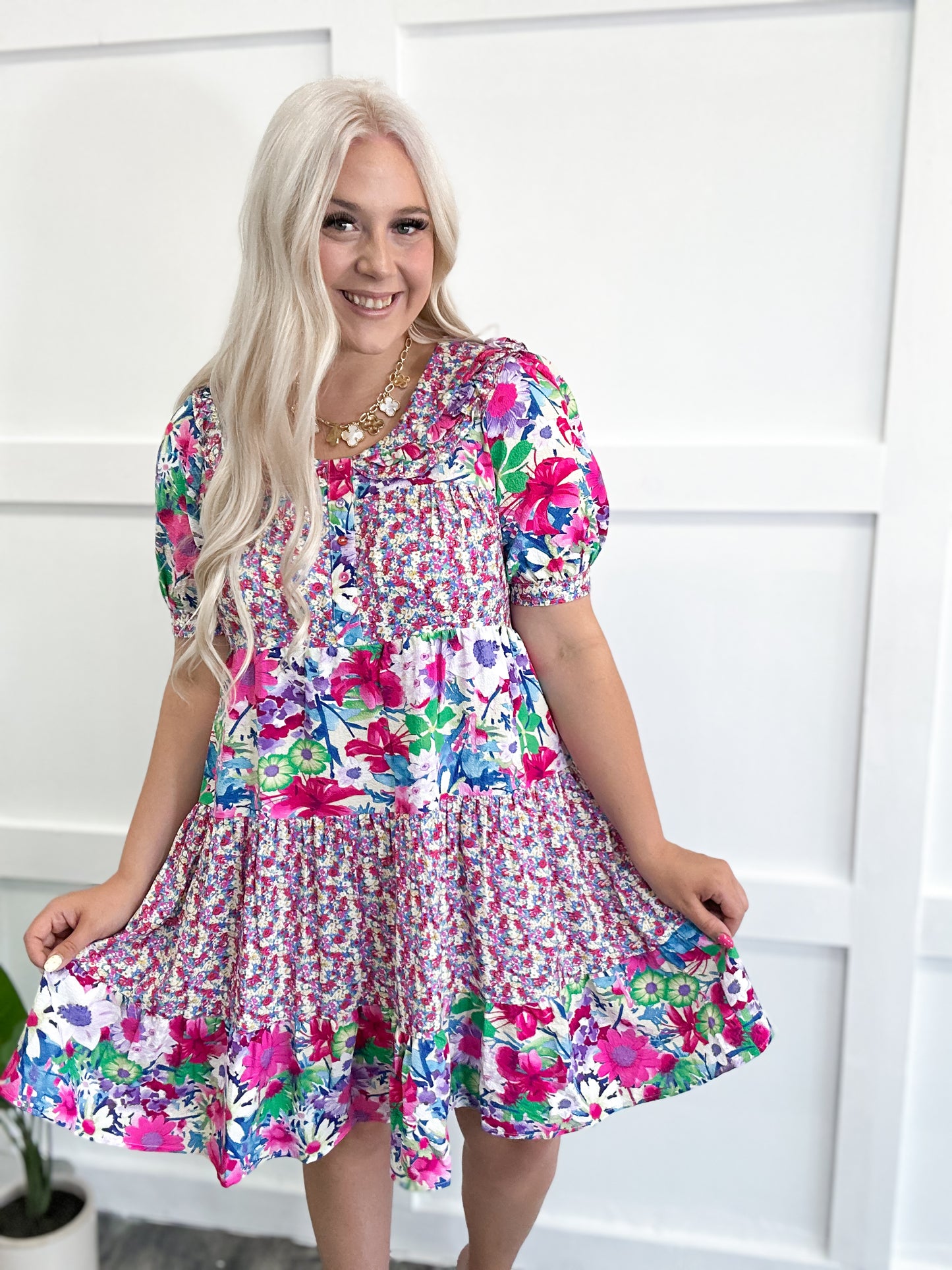 Petal Posie Swing Dress