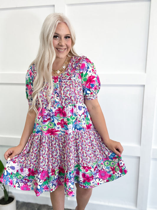 Petal Posie Swing Dress