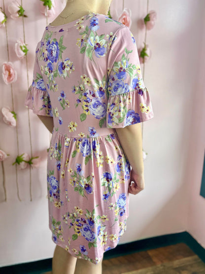 Lilac Babydoll Dress