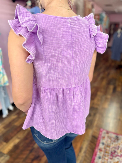 Purple Flutter Tank