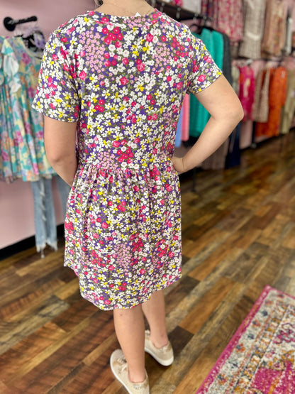 Daisy Lavender Swing Dress