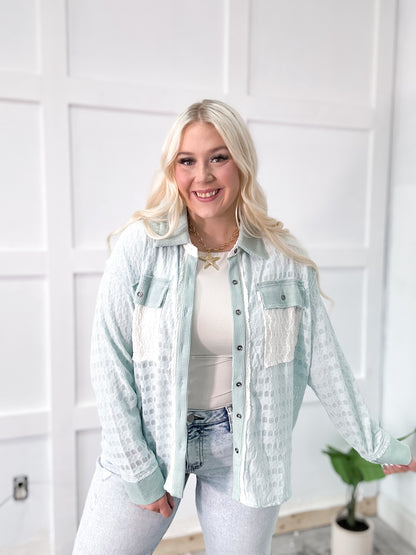 Seafoam Breeze Shacket