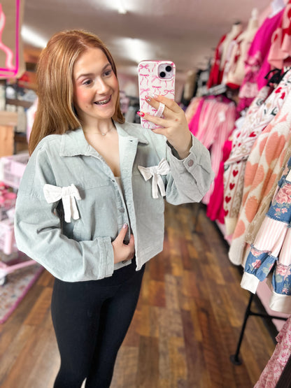 Baby Blues Coquette Corduroy Jacket