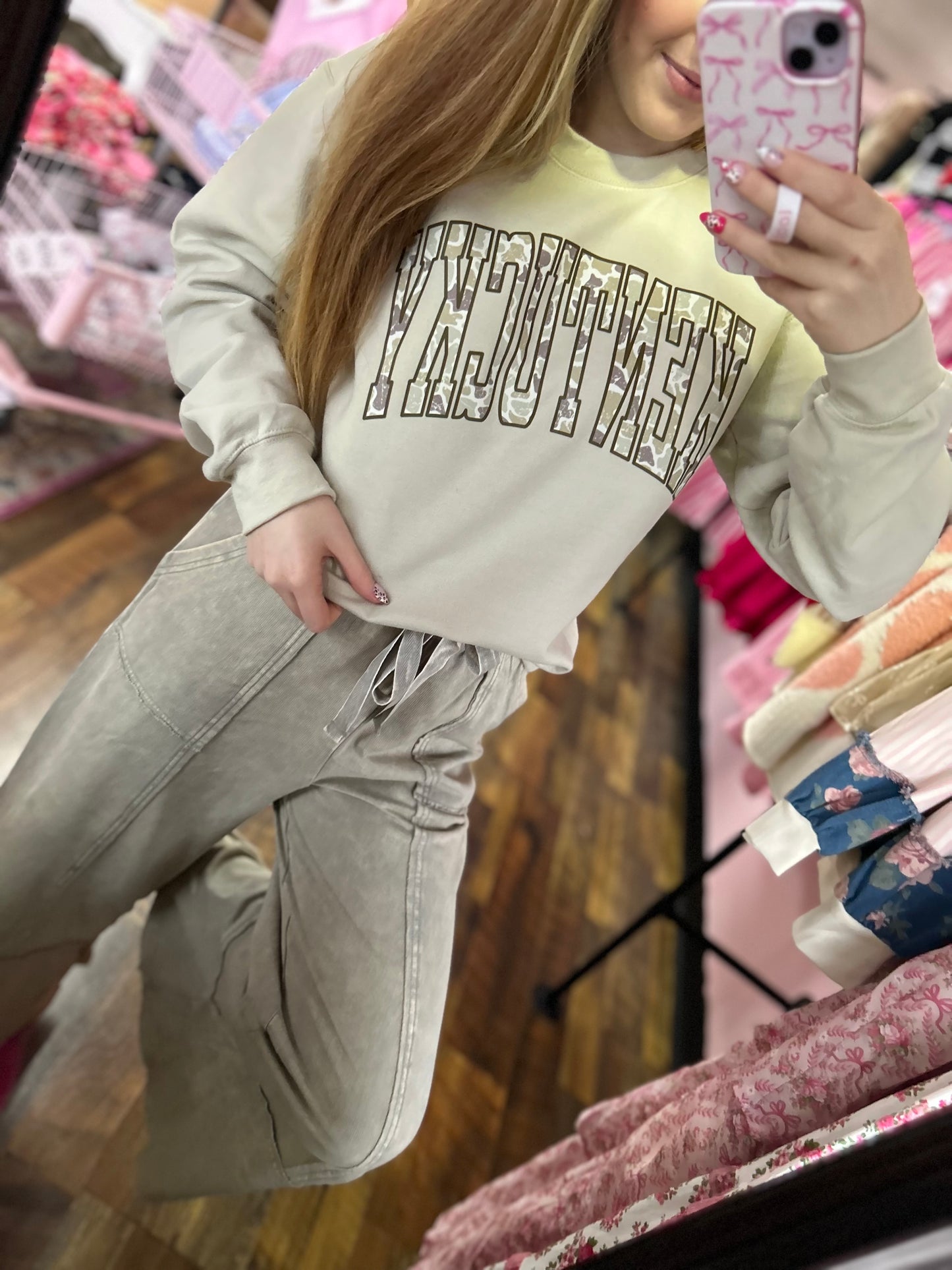 Sleet Acid Wash Pants