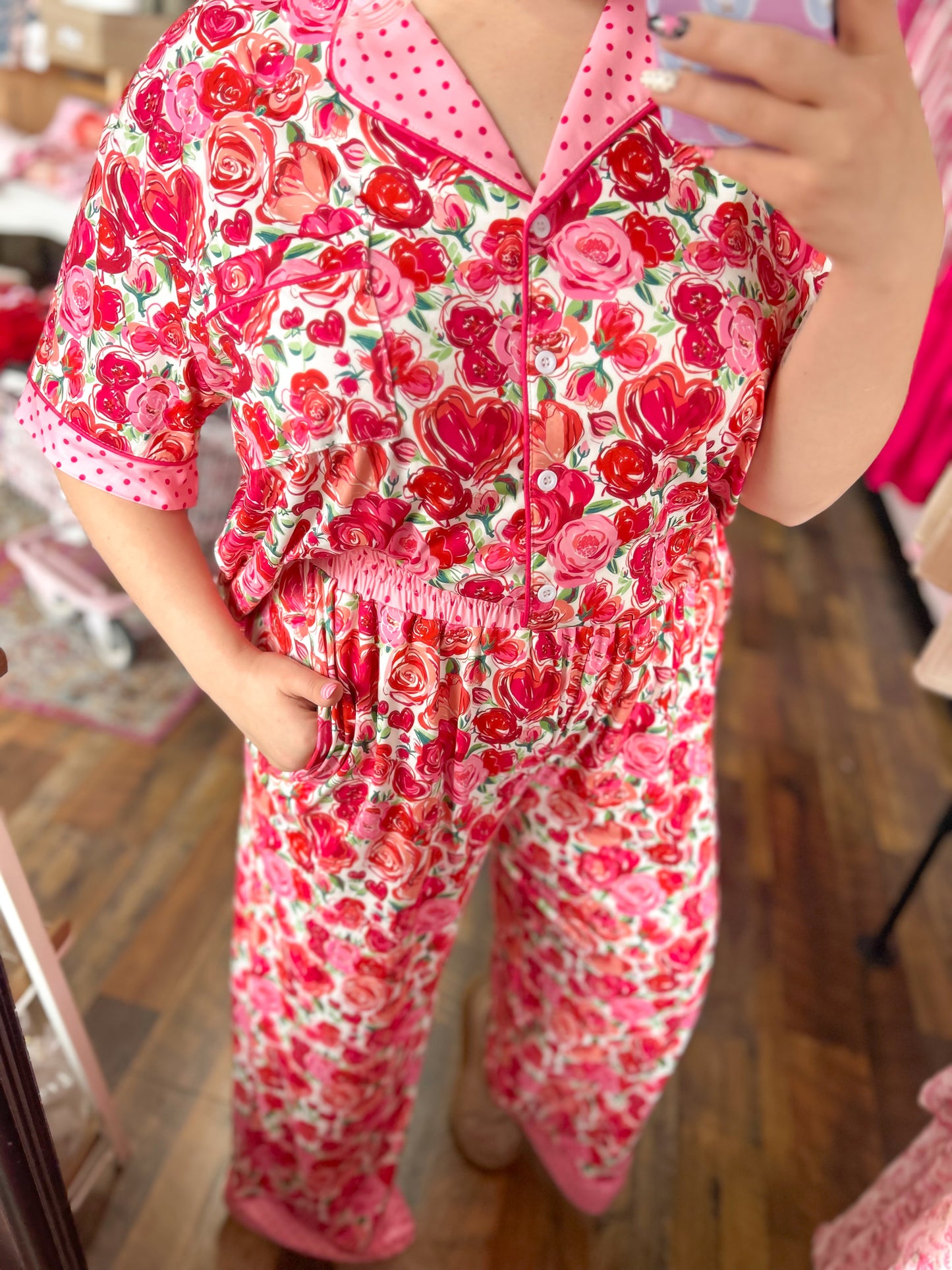 Love In Bloom Luxe PJ Set