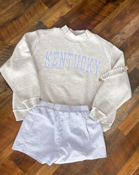Pinstripe Kentucky Mockneck