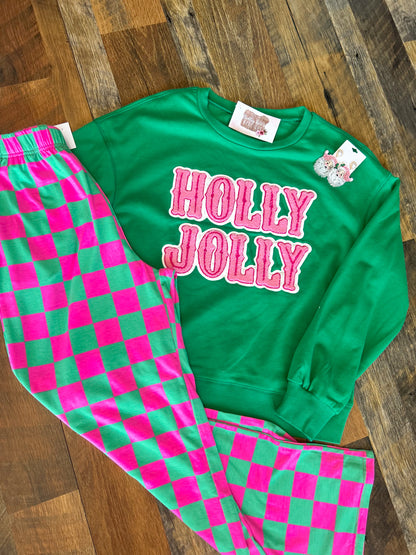 Holly Jolly Patch Crewneck