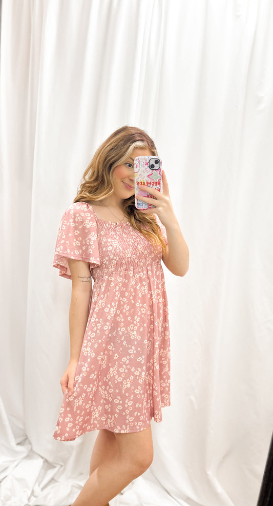 Pink Blossoms Dress