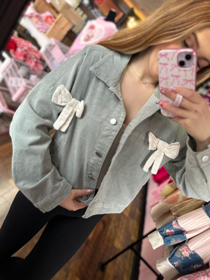 Baby Blues Coquette Corduroy Jacket