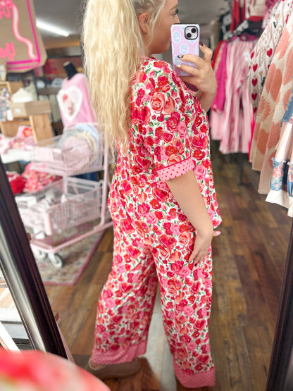 Love In Bloom Luxe PJ Set