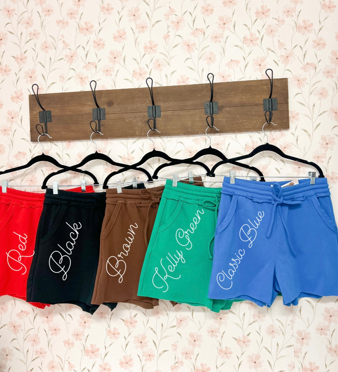Raw Hem Cozy Shorts {11 COLORS}