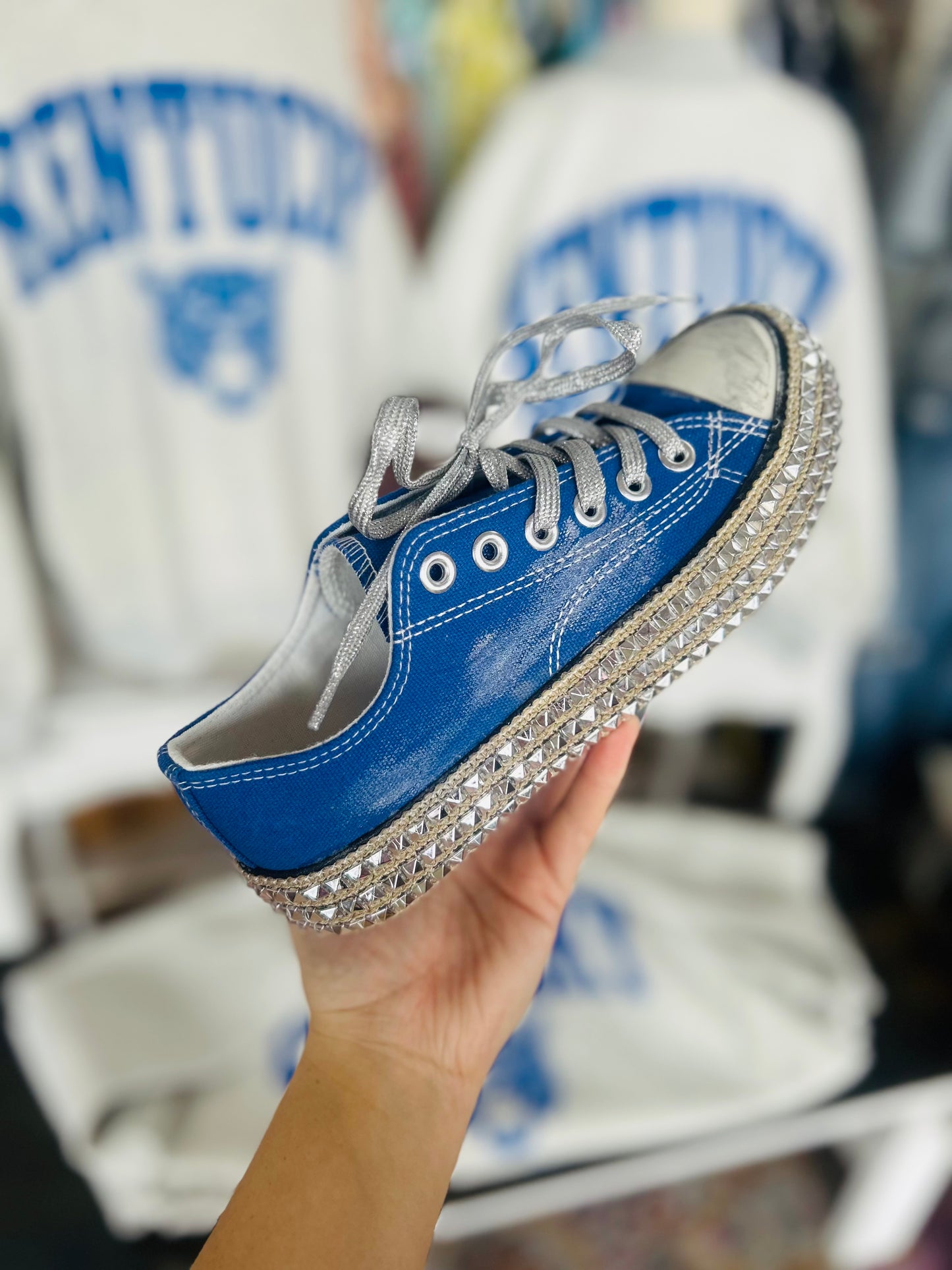 Royal Studded Distressed Sneaker