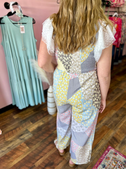 Patchwork Jumpsuit