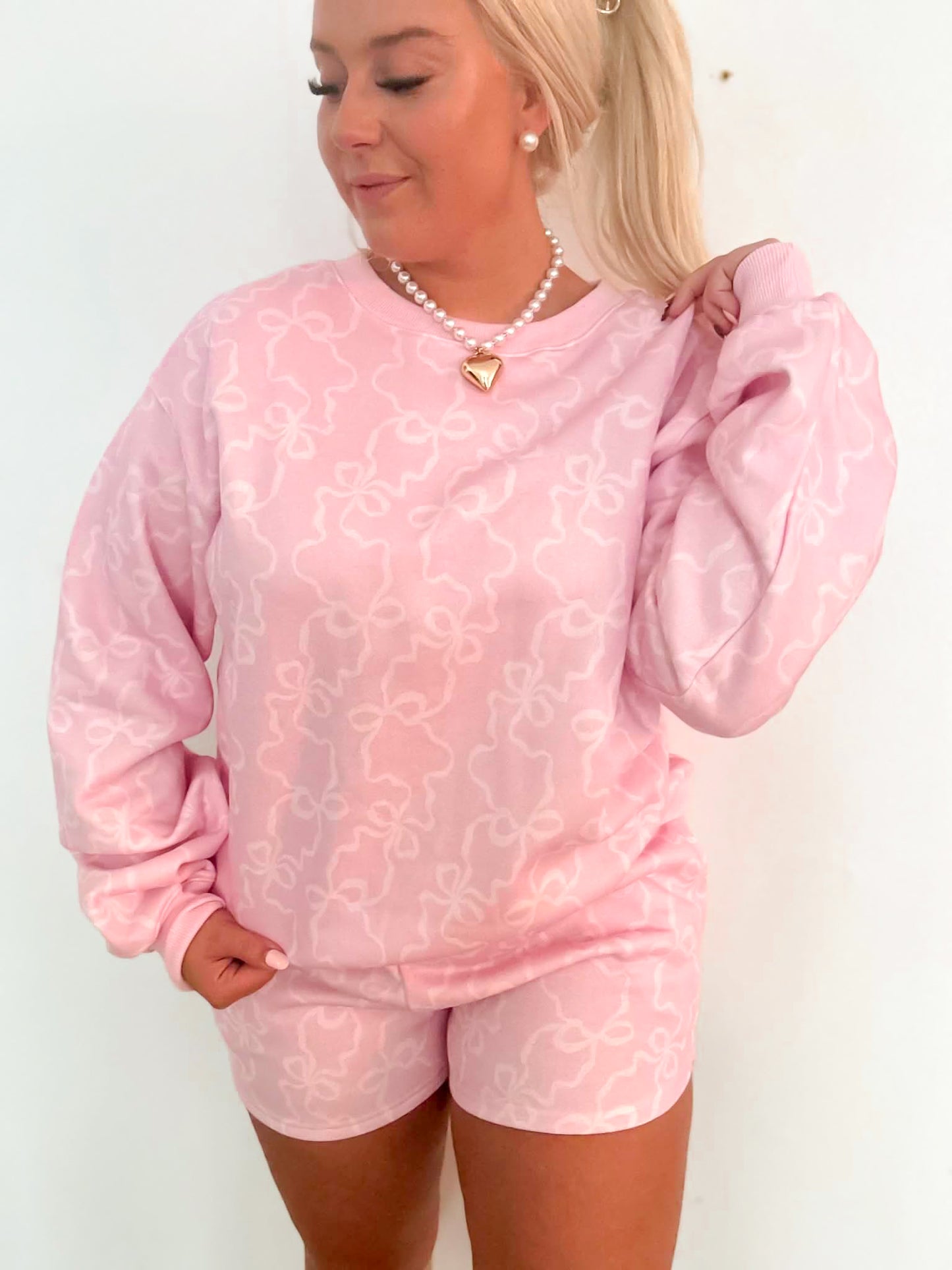 Pink Coquette Short Set