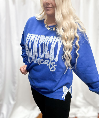 KY Wildcats Side Bow Crewneck