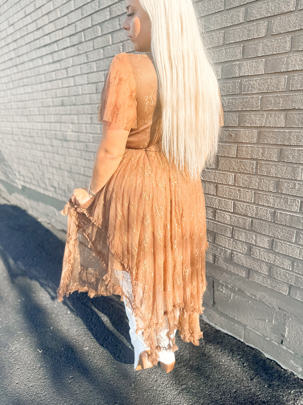 Falling For You Lace Maxi Dress