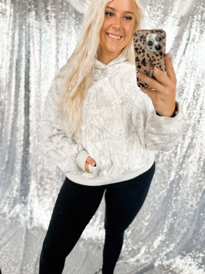 Camo Hooded Pullover