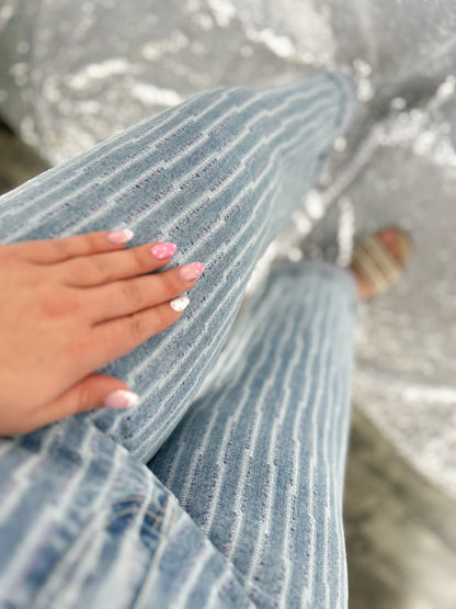 Liliana Cuffed Straight Denim