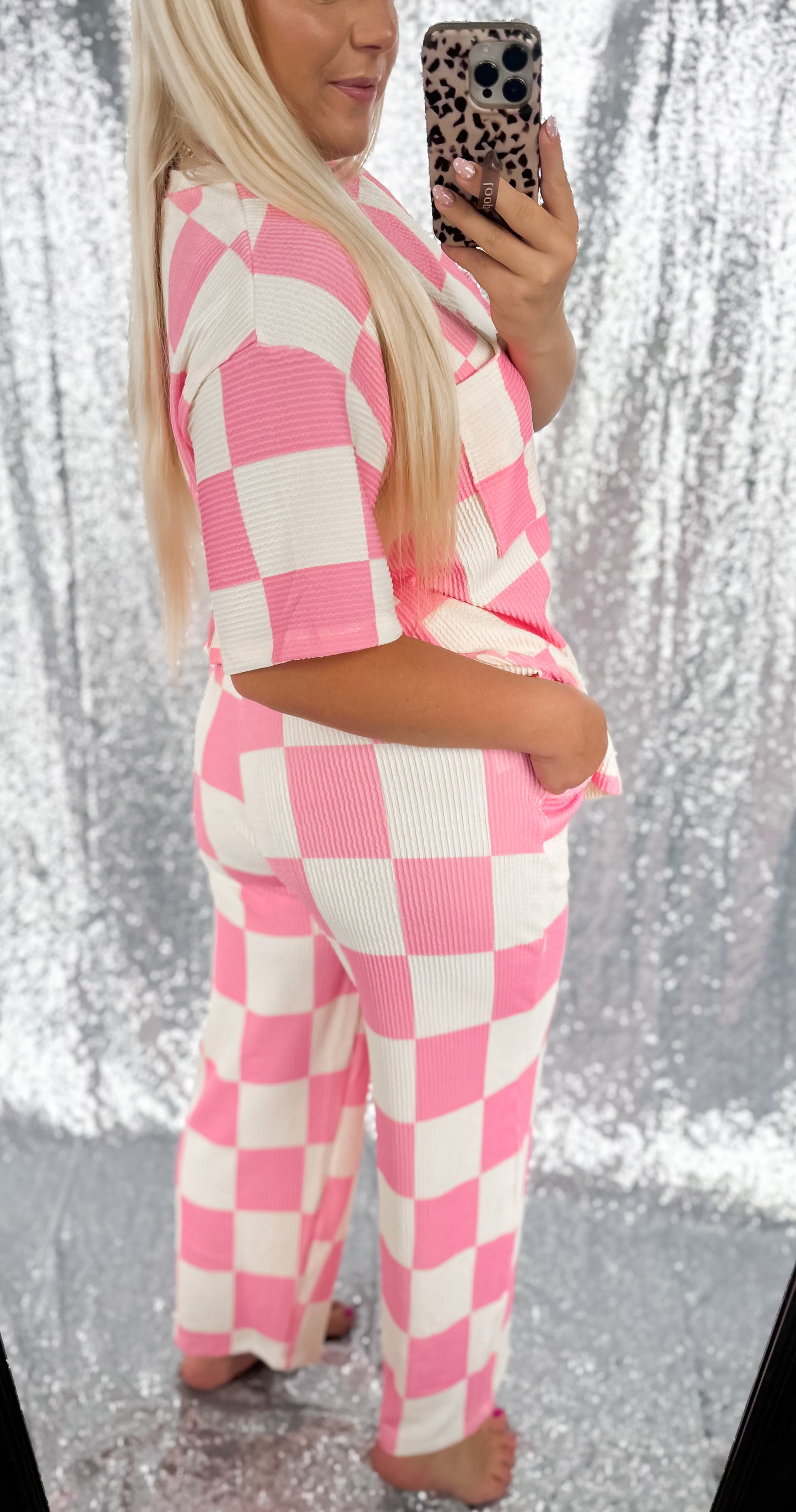 Bubblegum Checkered Ribbed {SET}