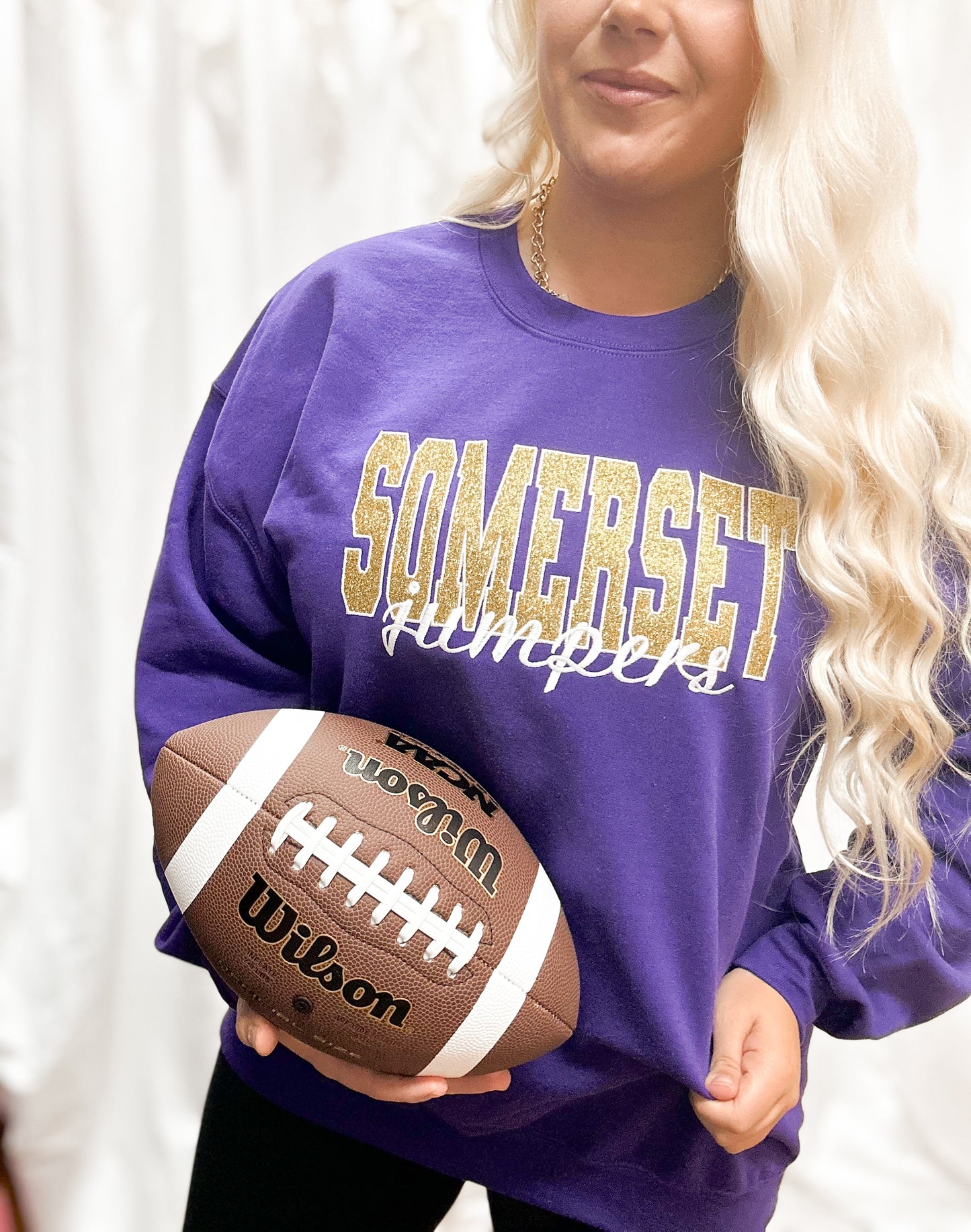 Somerset Jumpers Glitter Embroidered Crewneck