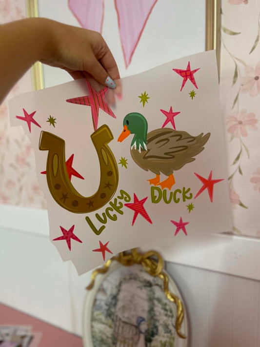 Lucky Duck Print
