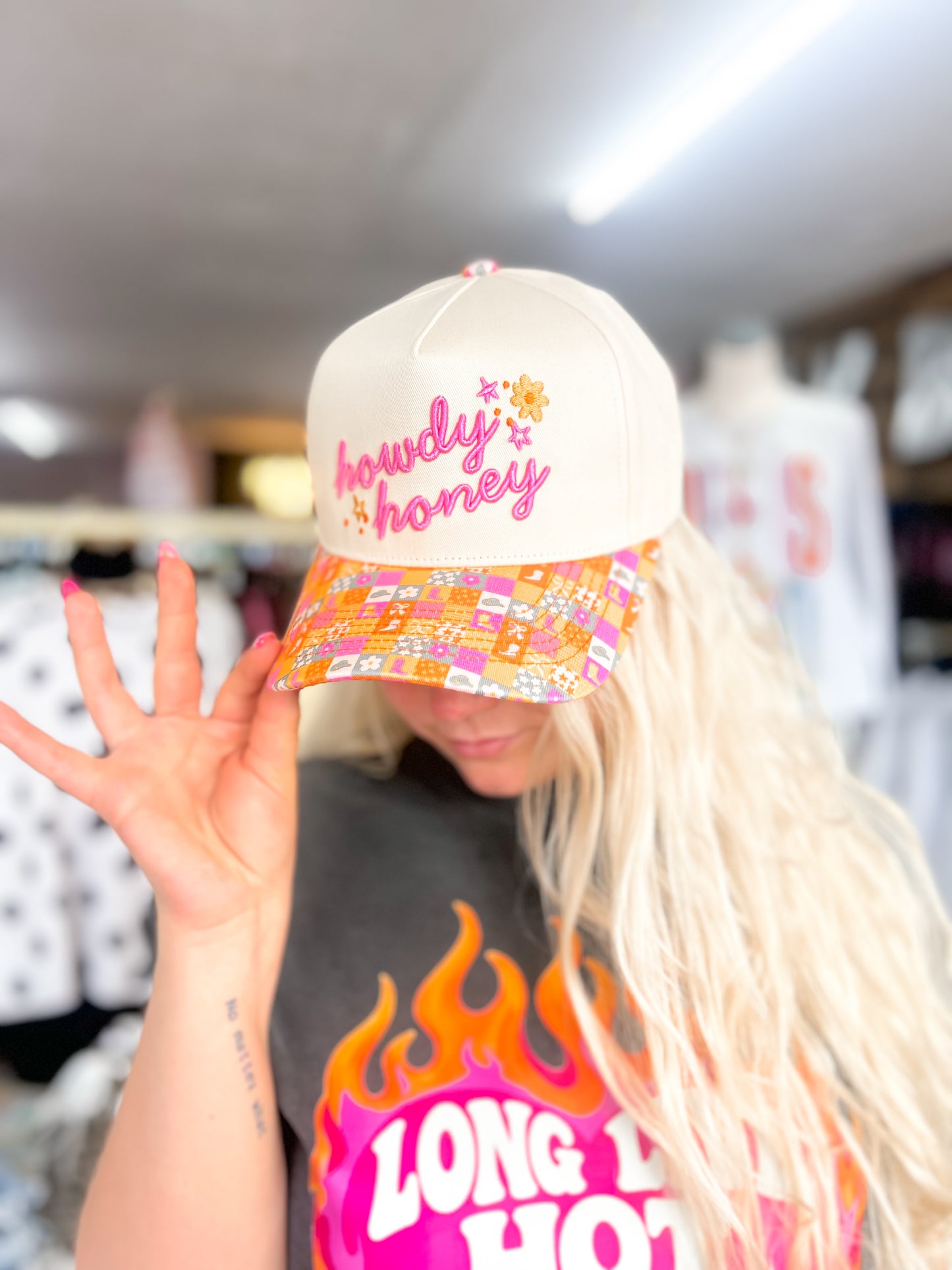 Howdy Honey Embroidered Hat