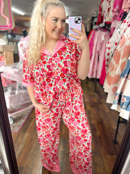 Love In Bloom Luxe PJ Set