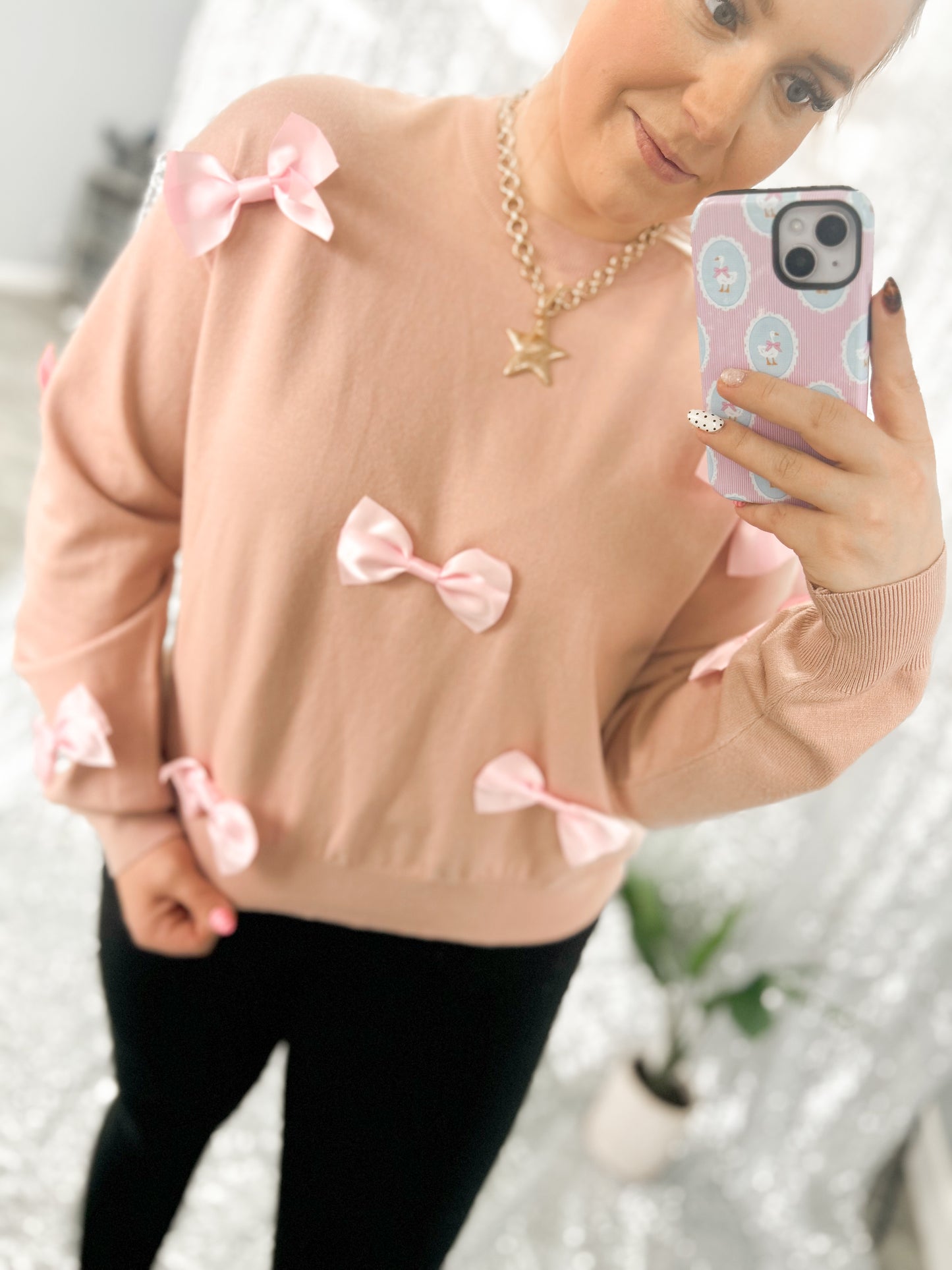 Bubblegum Coquette Sweater