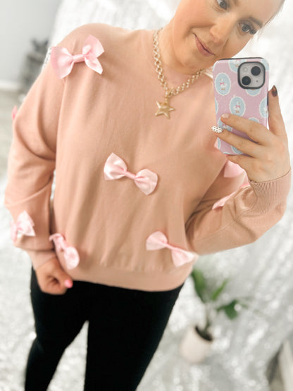 Bubblegum Coquette Sweater