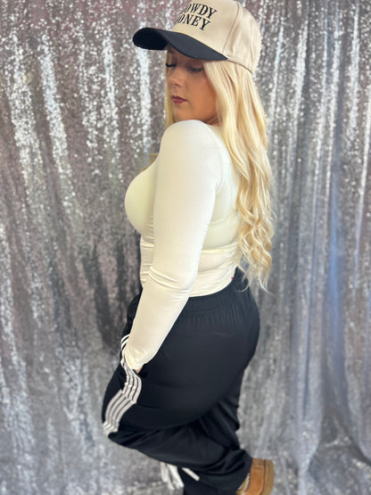 On Track Ribbon Pants