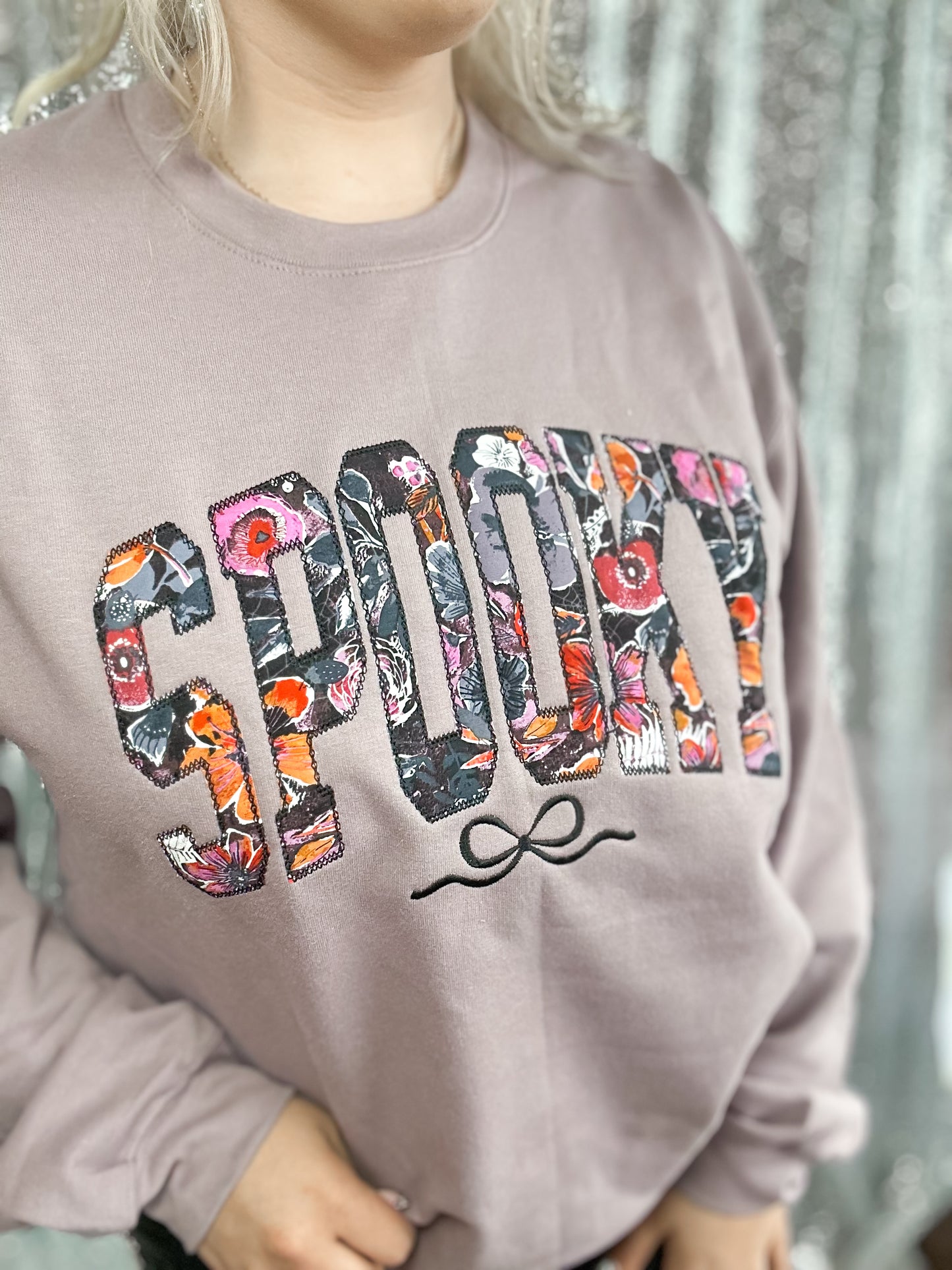 Spooky Embroidered Sweatshirt