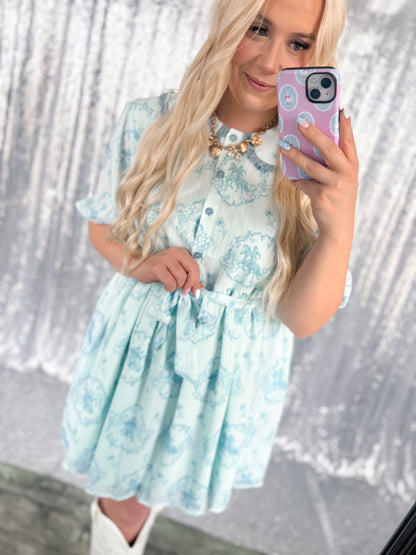 Blue Carriage Dress