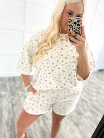 Ditzy Gardens Short Set