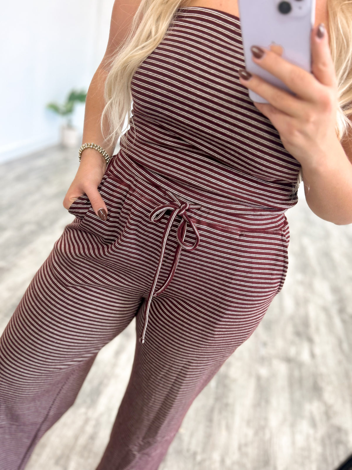 Autumn Striped Tube Top {Set}