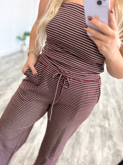 Autumn Striped Tube Top {Set}