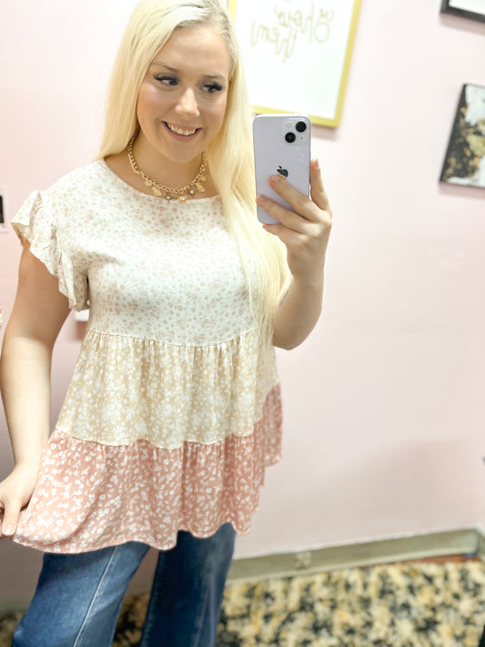 Whimsical Babydoll Blouse