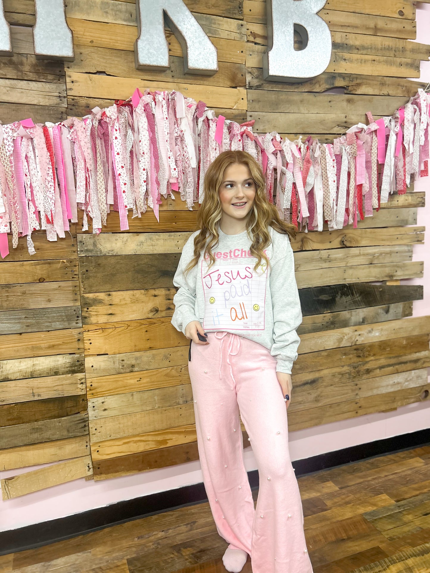 Pink Pearl Cloud Sweatpants