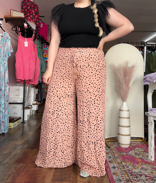 Dalmation Palazzo Pants