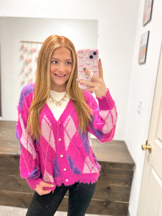 Violet Crush Cardigan