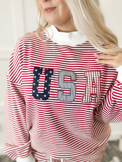 Land of the Free Mockneck {Set}