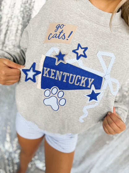 Kentucky Flag Collage Mockneck