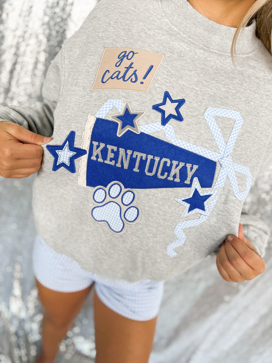 Kentucky Flag Collage Mockneck