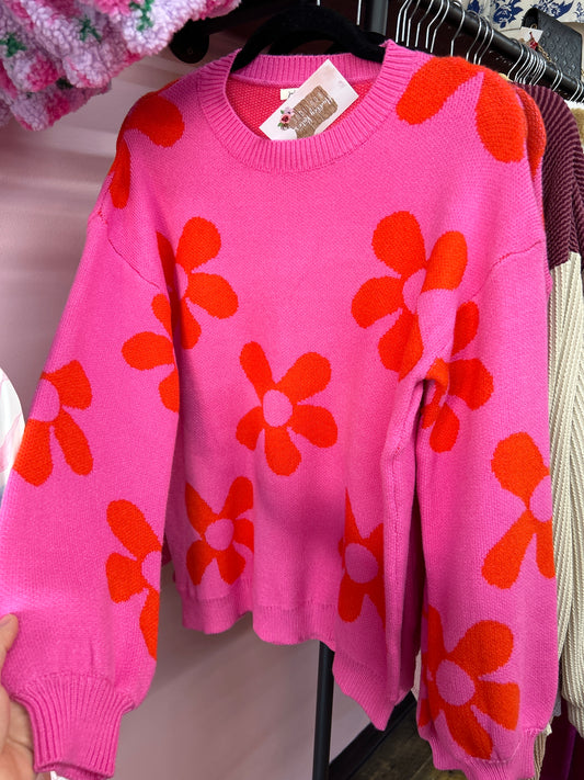 Flower Power Sweater