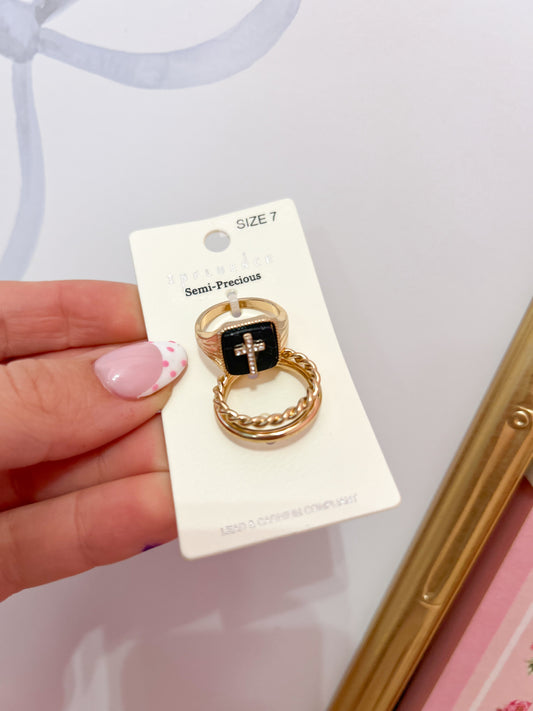 Cross Ring Set (7)