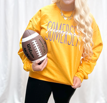 SOMERSET jumpers Tall Block Embroidered Crewneck