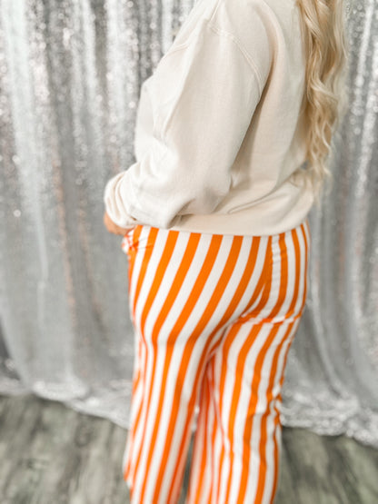 Vertical Vibes Pants {Orange}