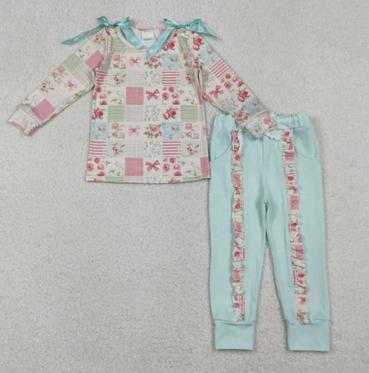 Mint Floral Patchwork Set