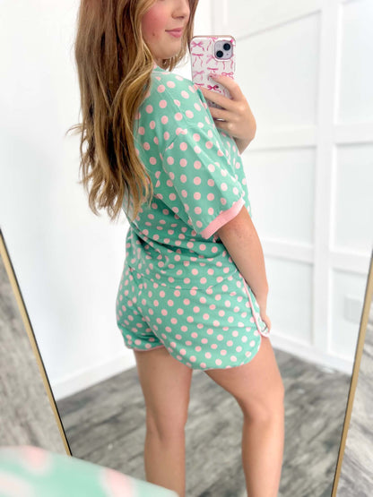 Polka Dot Party Short Set